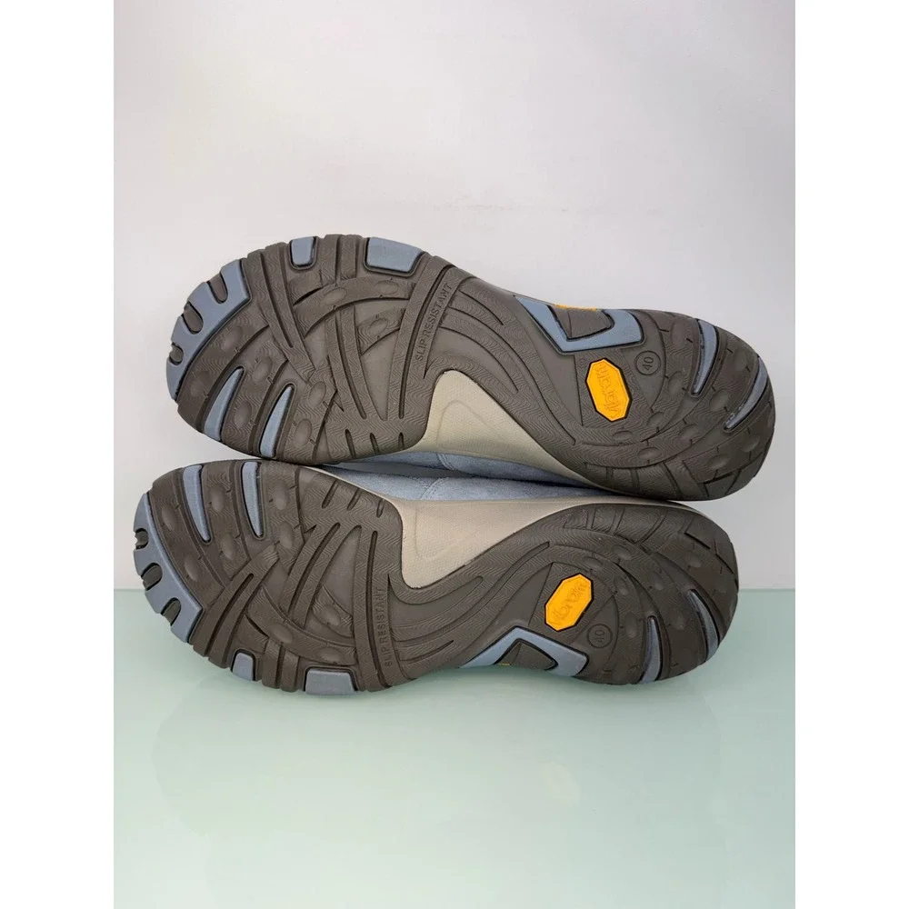 Dansko Paisley Sneakers Sz 40 Gray Blue Waterproof Suede Hiking Walking Goprcore - Picture 6 of 10